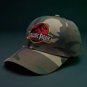 🦖 Roaring Good Jurassic Park Camouflage Cap