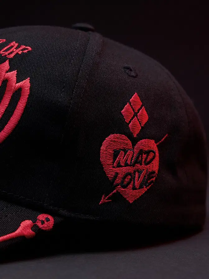 โค๏ธโ๐ฅ Harley Quinn "Mistress of Mayhem" Embroidered Cap - Image 2