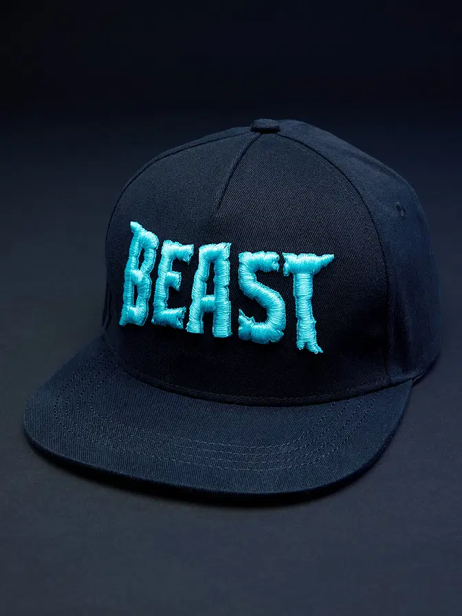 ๐ช Bold "BEAST" Embroidered Snapback Cap