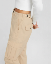 Dark Blue Washed Cargo Jeans - Image 2