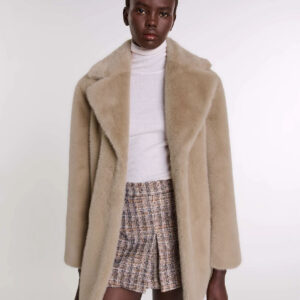 Classic Brown Faux Fur Jacket